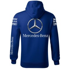 Męska bluza samochodowa Mercedes Benz - Niebieski
