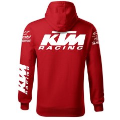 Męska bluza motocyklowa K.M. - Czerwona