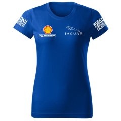 T-shirt Damski Jaguar - Niebieski