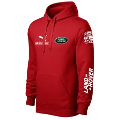 Autóipari Férfi Kapucnis Land Rover - Piros