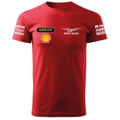 Férfi Póló Moto Guzzi - Piros