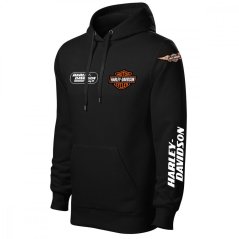 Męska bluza motocyklowa Harley-Davidson - Czarny