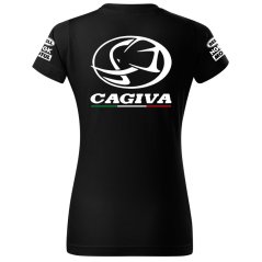 Női Póló Cagiva - Fekete