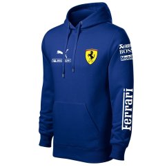 Autóipari Férfi Kapucnis Ferrari - Kék