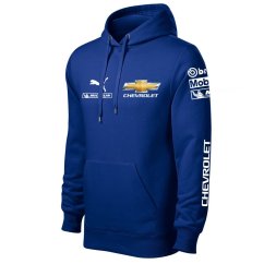 Autóipari Férfi Kapucnis Chevrolet - Kék