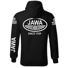 Męska bluza motocyklowa Jawa - czarny
