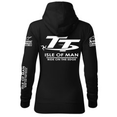 Damska bluza motocyklowa TT Isle of Man - czarny