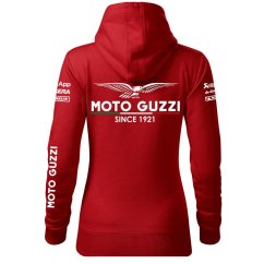 Damska bluza motocyklowa Motto Guzzi - czerwona