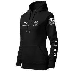 Automobilová Dámská Mikina Opel - Černá