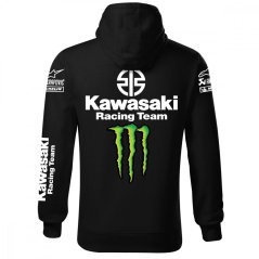 Męska bluza motocyklowa Kawasaki - Czarny