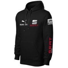 Męska bluza samochodowa Seat - Czarny