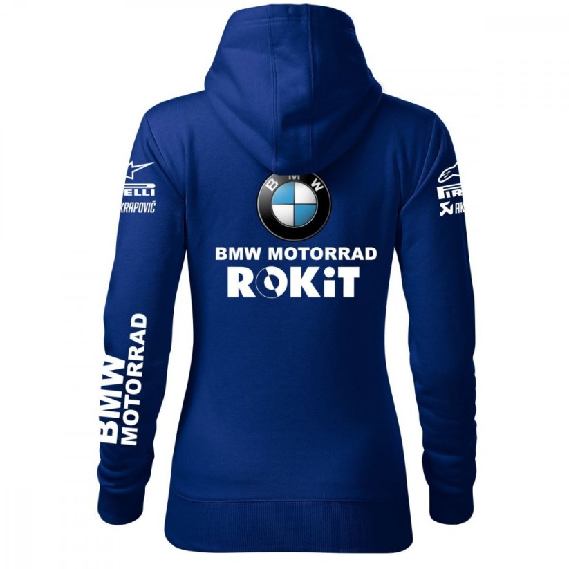 Damska bluza motocyklowa BMW Motorrad - Niebieski - Rozmiar: S