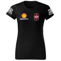 Női Póló Gilera - Fekete