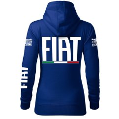 Automobilová Dámská Mikina Fiat - Modrá