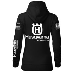 Damska bluza motocyklowa Husqvarna - czarny