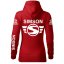 Damska bluza motocyklowa Simson - czerwona - Rozmiar: S