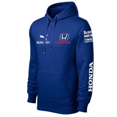 Autóipari Férfi Kapucnis Honda - Kék