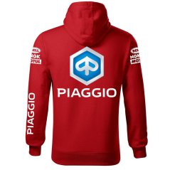 Męska bluza motocyklowa Piaggio - czerwona