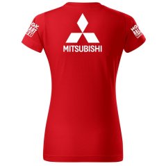 Női Póló Mitshubishi - Piros