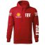 Autóipari Férfi Kapucnis Fiat - Piros - Méret: 2XL