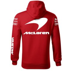 Męska bluza samochodowa Mclaren - Czerwony