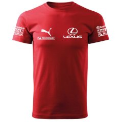 T-shirt Męski Lexus - Czerwone