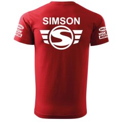 T-shirt Męski Simson - Czerwone