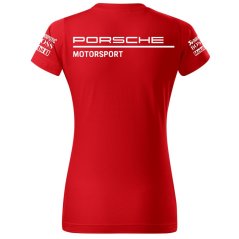 Női Póló Porsche - Piros