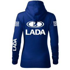 Damska bluza samochodowa Lada - Niebieski