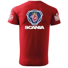 T-shirt Męski Scania - Czerwone