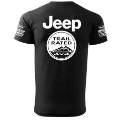 T-shirt Męski Jeep - Czarny