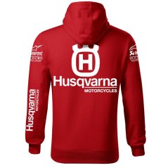 Męska bluza motocyklowa Husqvarna - czerwona