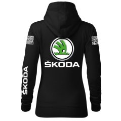 Autóipari Női Kapucnis Škoda - Fekete