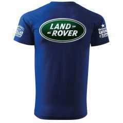 Koszulka Męski Land Rover - Niebieski