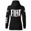 Automobilová Dámská Mikina Fiat - Černá - Velikost: M