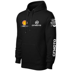 Motoros Férfi Kapucnis CF Moto - Fekete