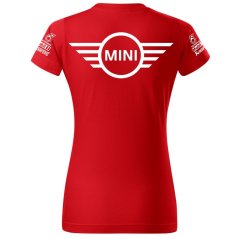Koszulka Damska Mini Cooper - Czerwona