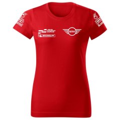Koszulka Damska Mini Cooper - Czerwona