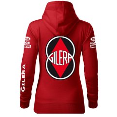 Damska bluza motocyklowa Gilera - czerwona