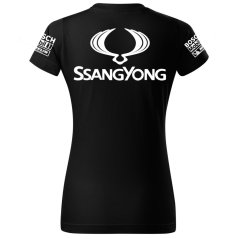 T-shirt Damski SsangYong - Czarny