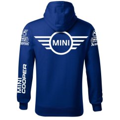 Autóipari Férfi Kapucnis Mini Cooper - Kék