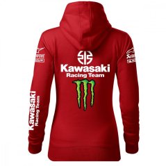 Damska bluza motocyklowa Kawasaki - Czerwony