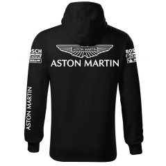 Autóipari Férfi Kapucnis Aston Martin - Fekete