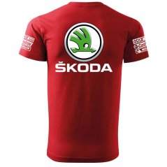 Férfi Póló Škoda - Piros