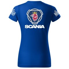 T-shirt Damski Scania - Niebieski