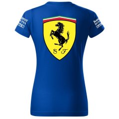 Női Póló Ferrari - Kék