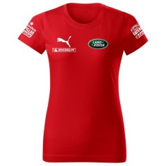 Koszulka Damska Land Rover - Czerwona