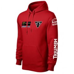Męska bluza motocyklowa Triumph - czerwona