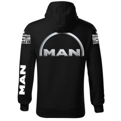 Autóipari Férfi Kapucnis Man - Fekete