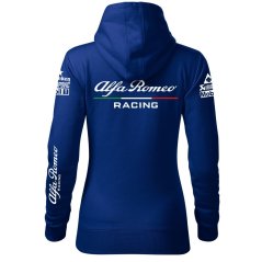 Damska bluza samochodowa Alfa Romeo - Niebieski